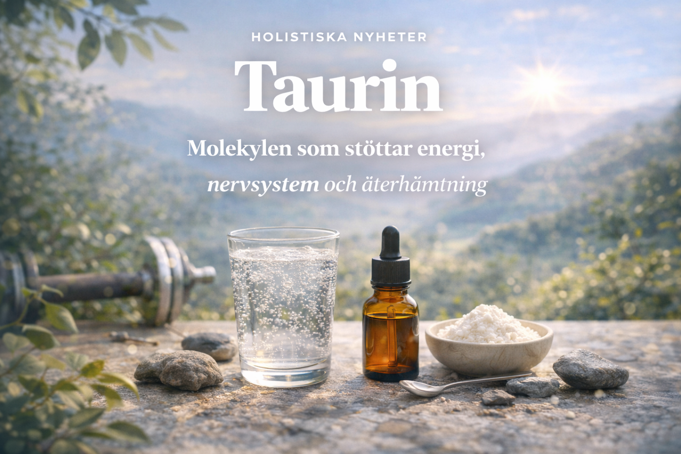 Taurin – Molekylen som stöttar energi, nervsystem och återhämtning