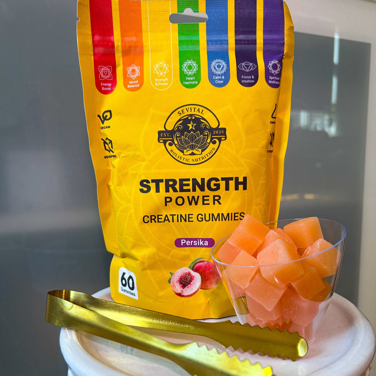 Strength & Power | Kreatin Gummies | Kreatin Monohydrat som Tuggisar