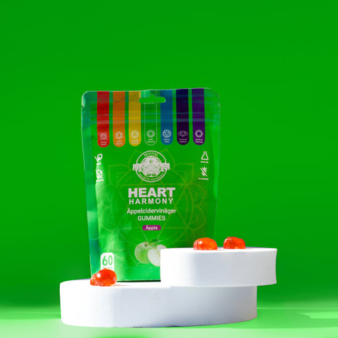 Heart Harmony | Äppelcidervinäger Gummies | Äppelcidervinäger Tuggisar